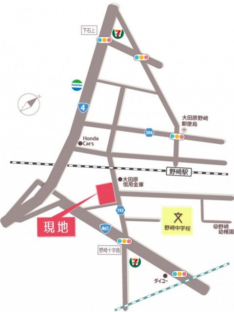 野崎No.5 間取り 1階2階